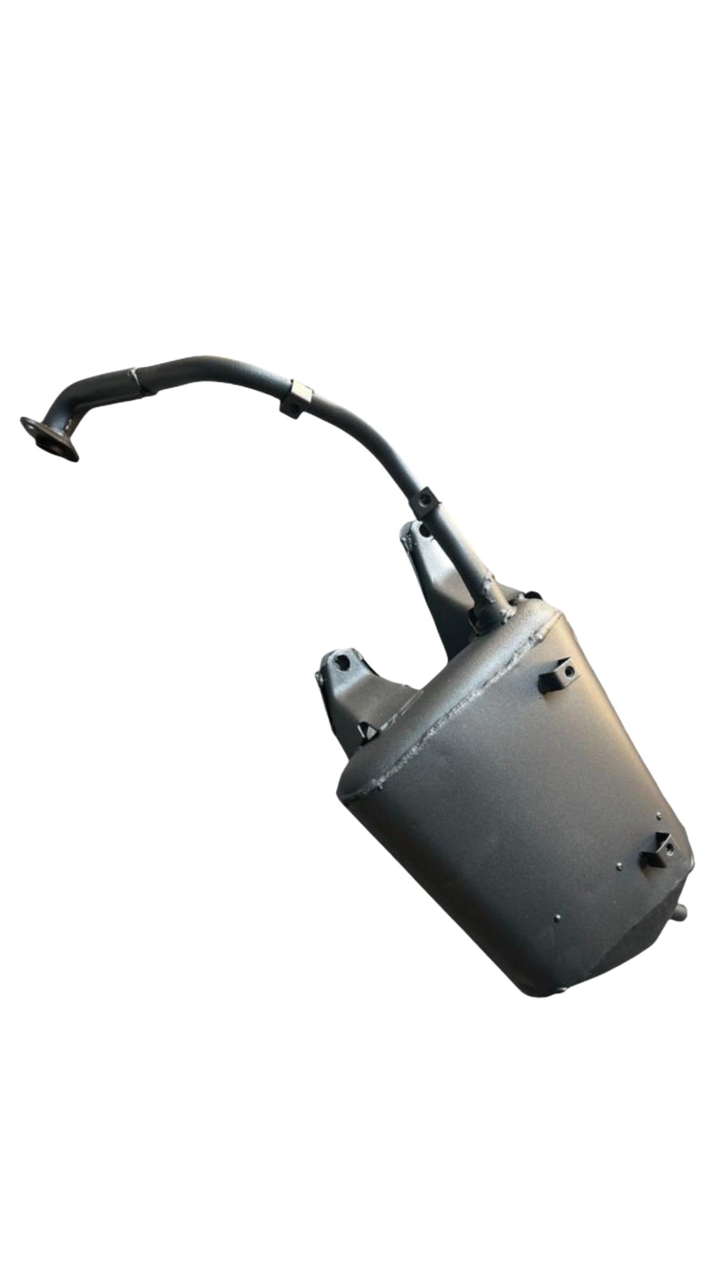 SILMAN LS141 Heavy Duty Steel Exhaust Silencer for Honda Activa 3G – Black Powder Coated, Direct Bolt-On Replacement