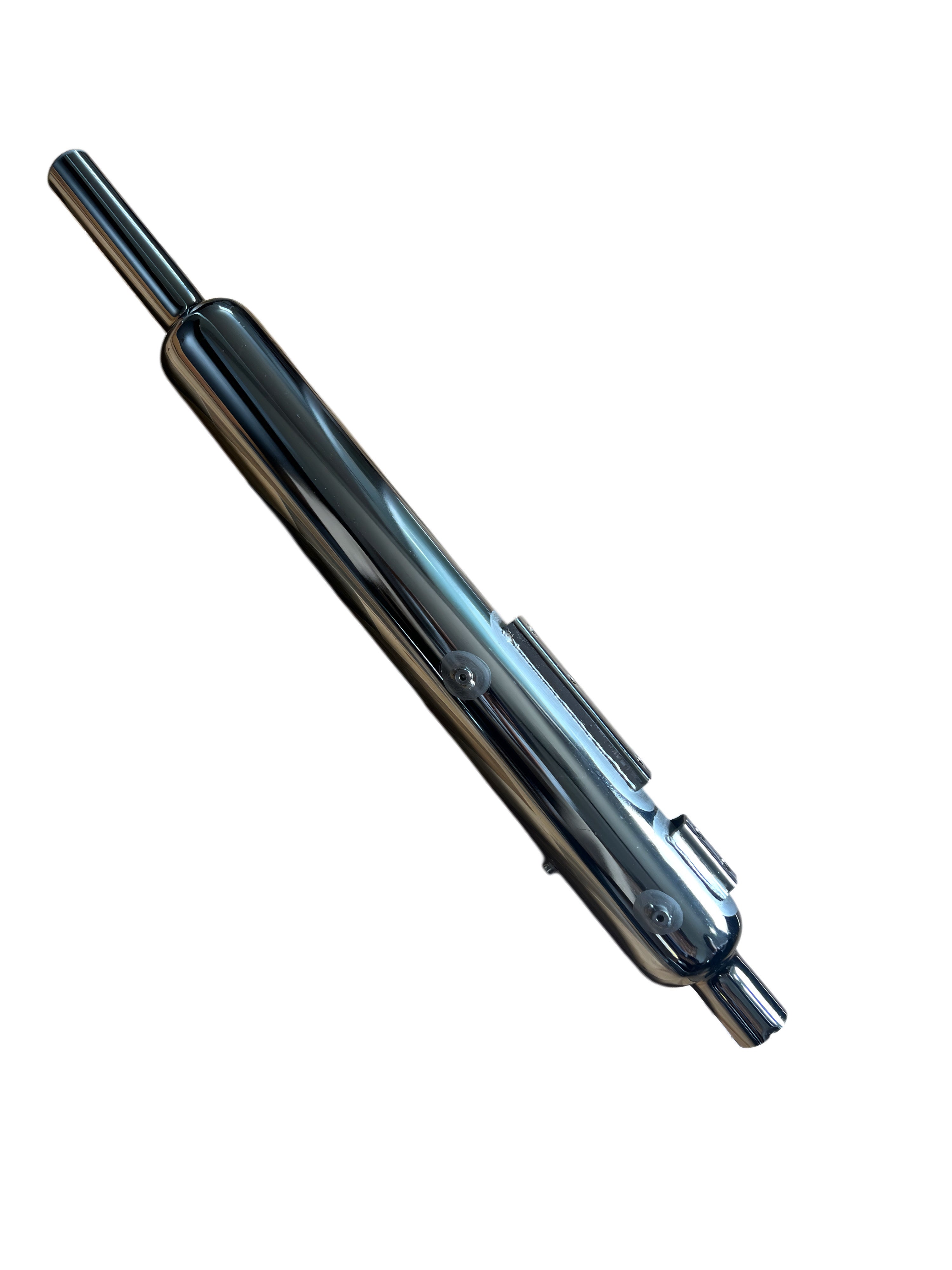 LS20 SILMAN Bullet Silencer Extra Long Heavy Sound (7” Pipe) Chrome Plated