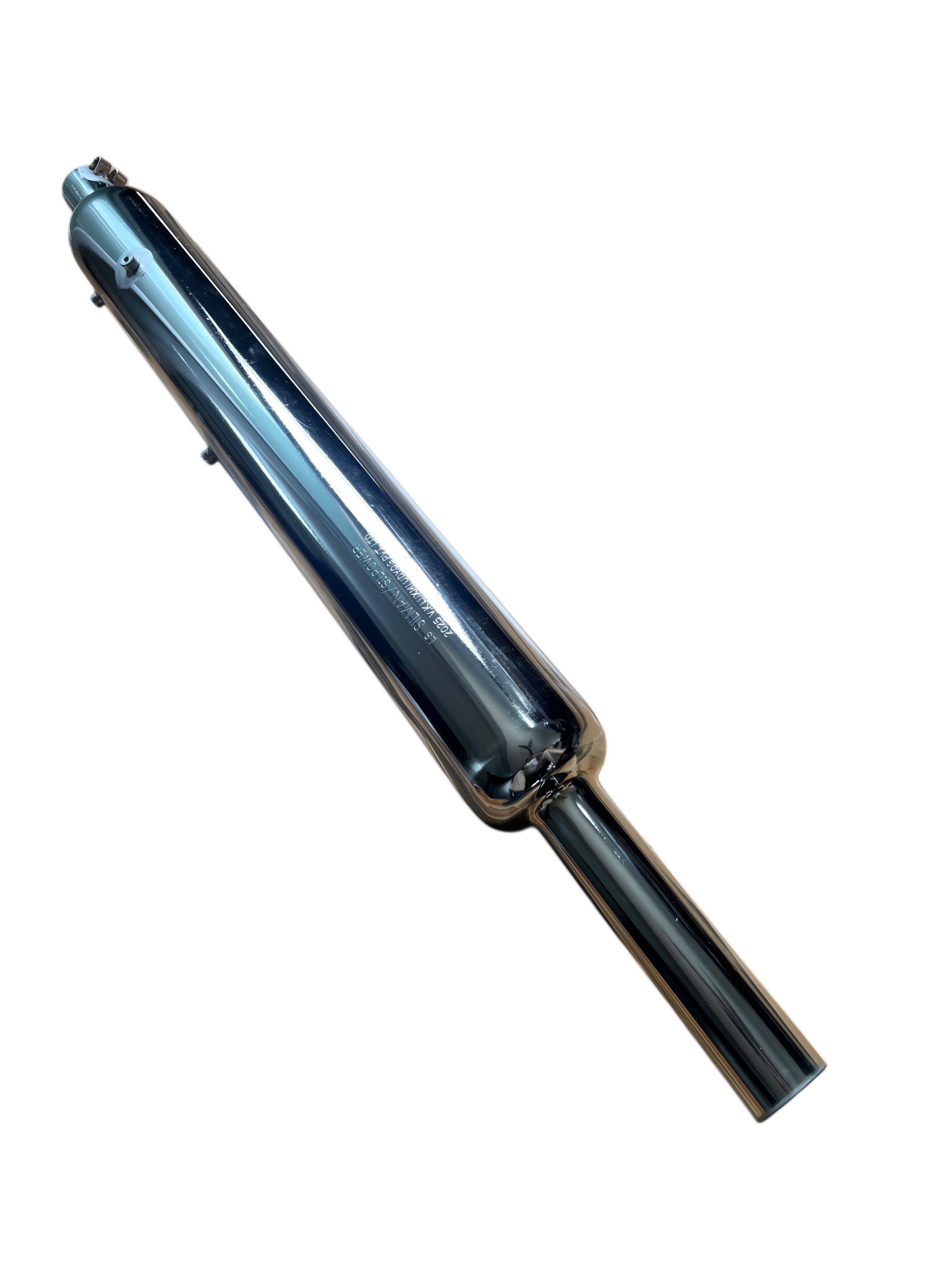 LS20 SILMAN Bullet Silencer Extra Long Heavy Sound (7” Pipe) Chrome Plated