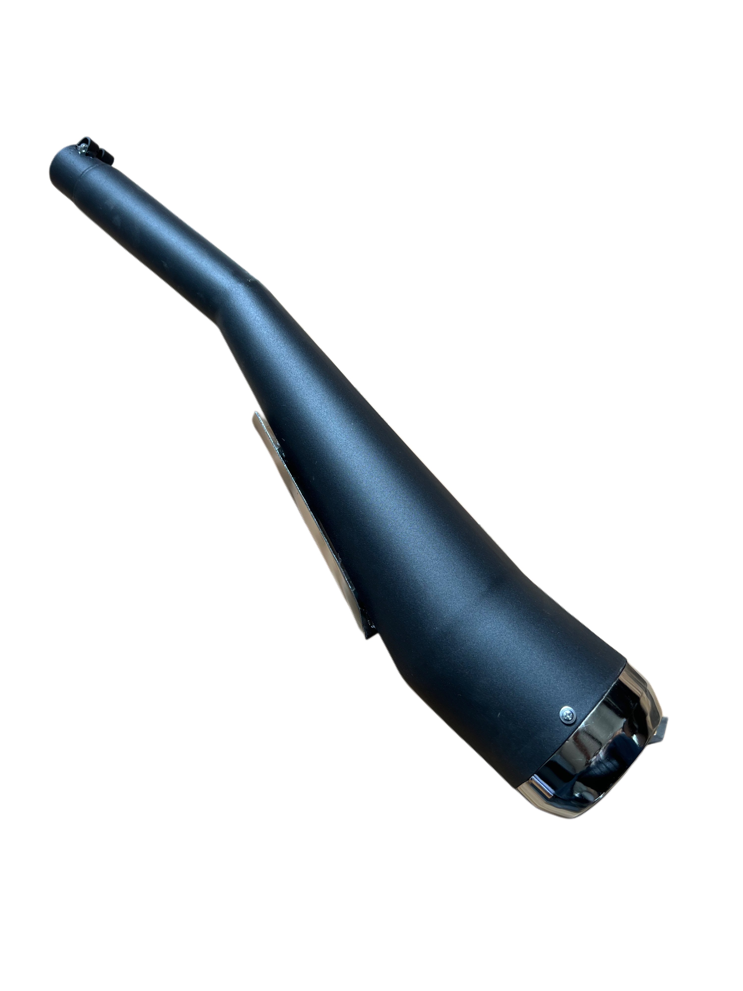 BLG26 SILMAN Silencer Cobra Black with Plate – Heavy Duty Bike Exhaust for Stylish Look & Powerful Sound