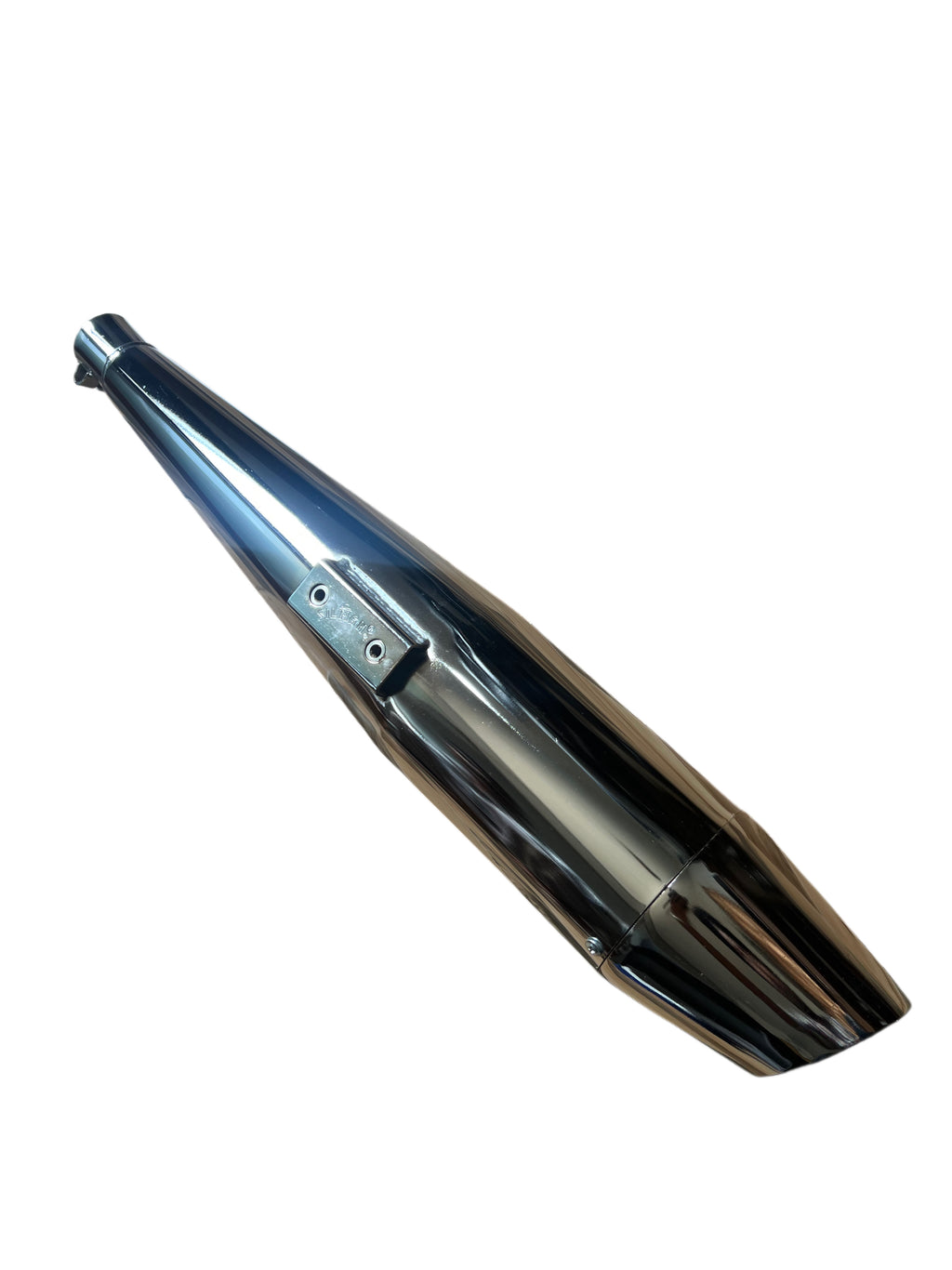 BLG9 SILMAN SILENCER DOLPHIN CHROME PLATED FOR ROYAL ENFIELD