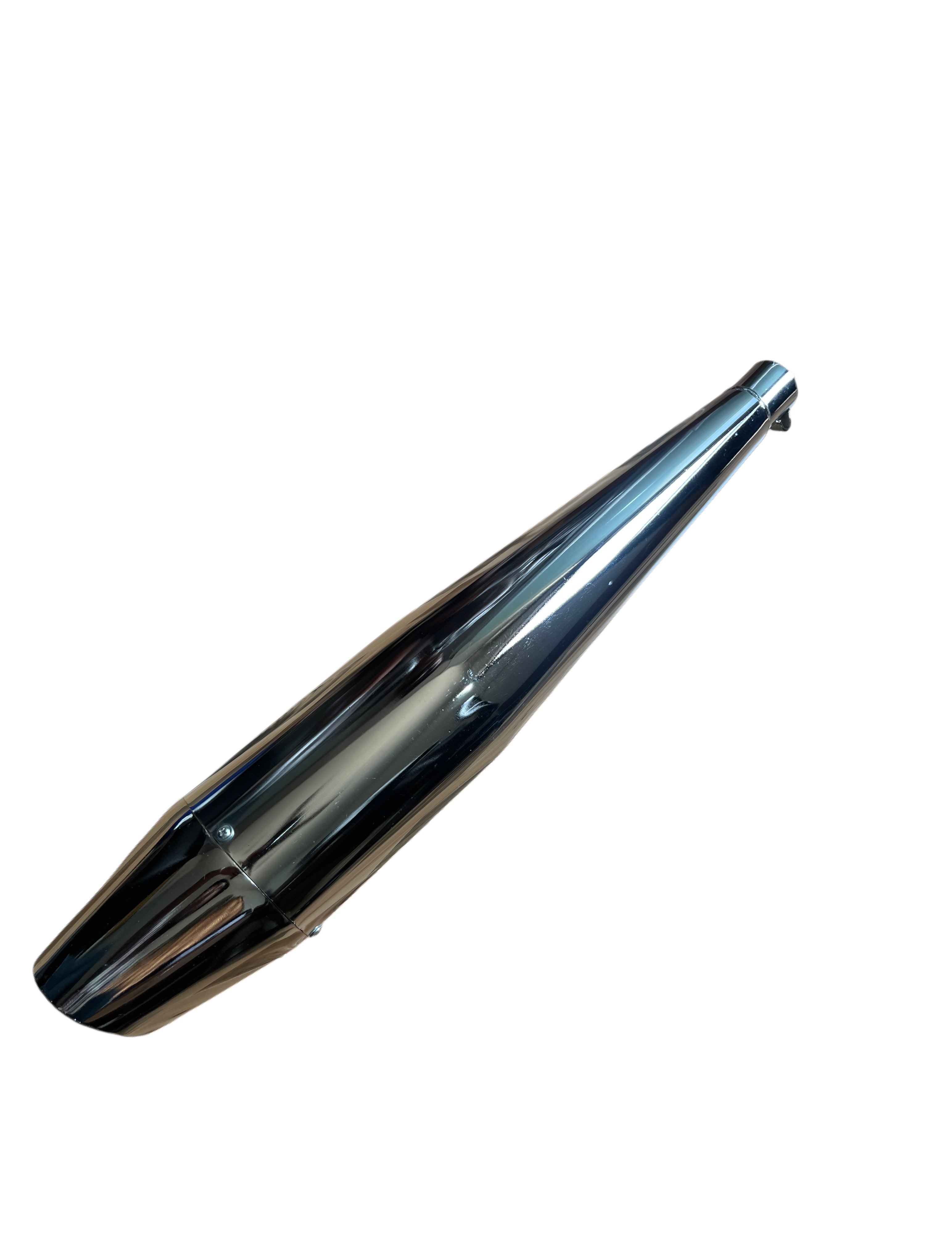 BLG9 SILMAN SILENCER DOLPHIN CHROME PLATED FOR ROYAL ENFIELD