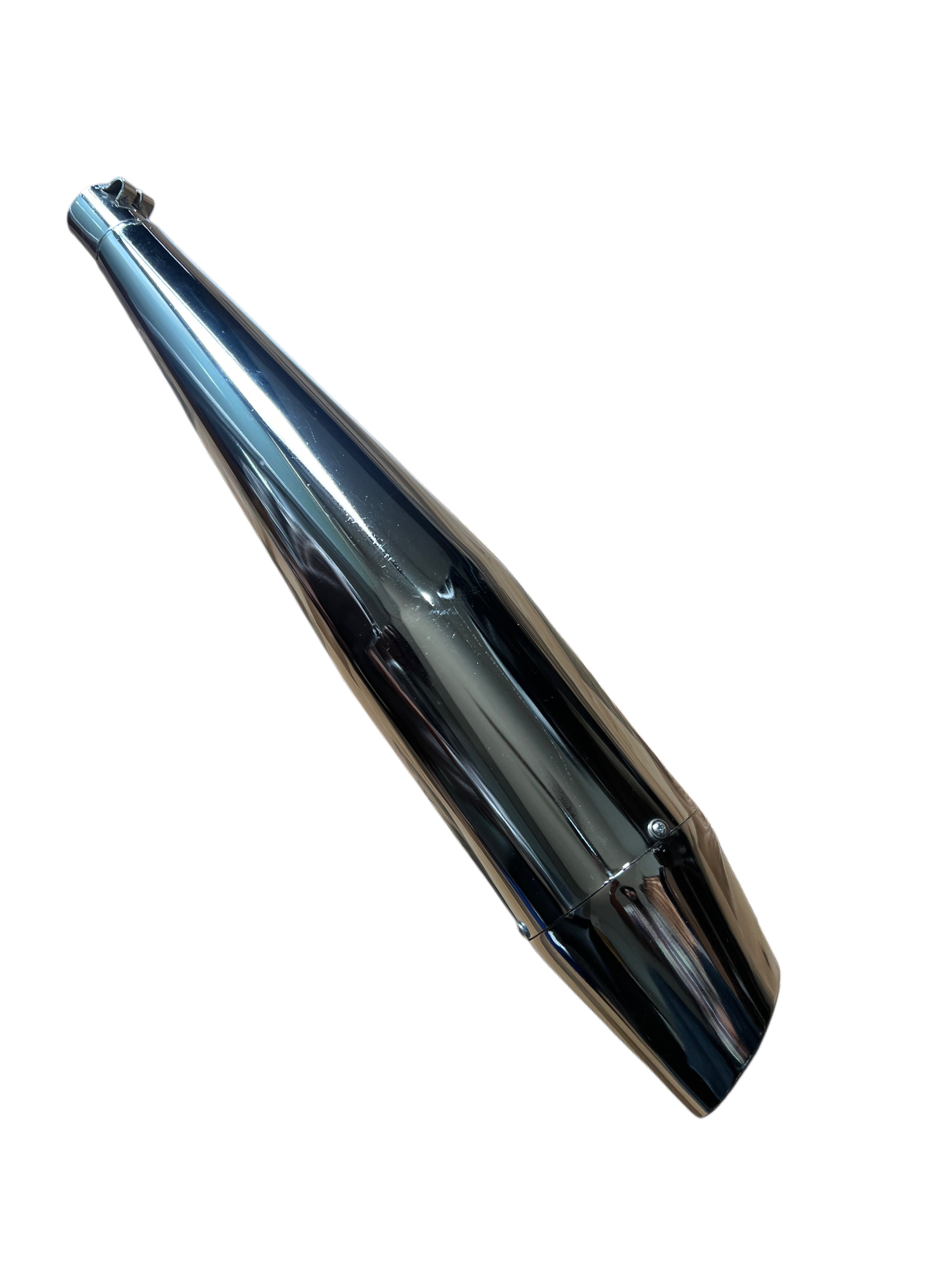 BLG9 SILMAN SILENCER DOLPHIN CHROME PLATED FOR ROYAL ENFIELD