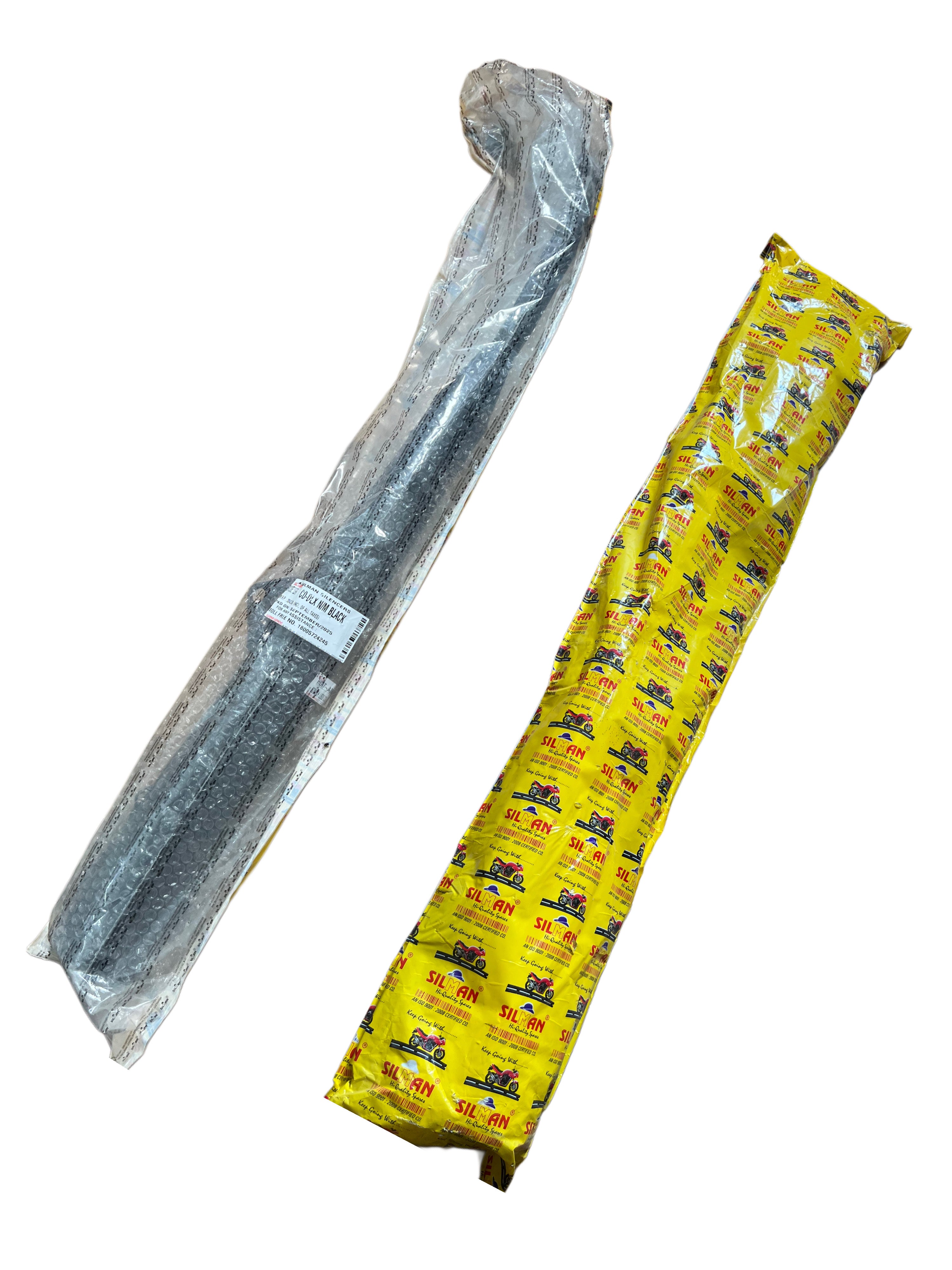 LS97 SILMAN Silencer for CD-Deluxe & HF-Deluxe (New Model) | Heavy Duty Steel Exhaust Muffler | Black Coated