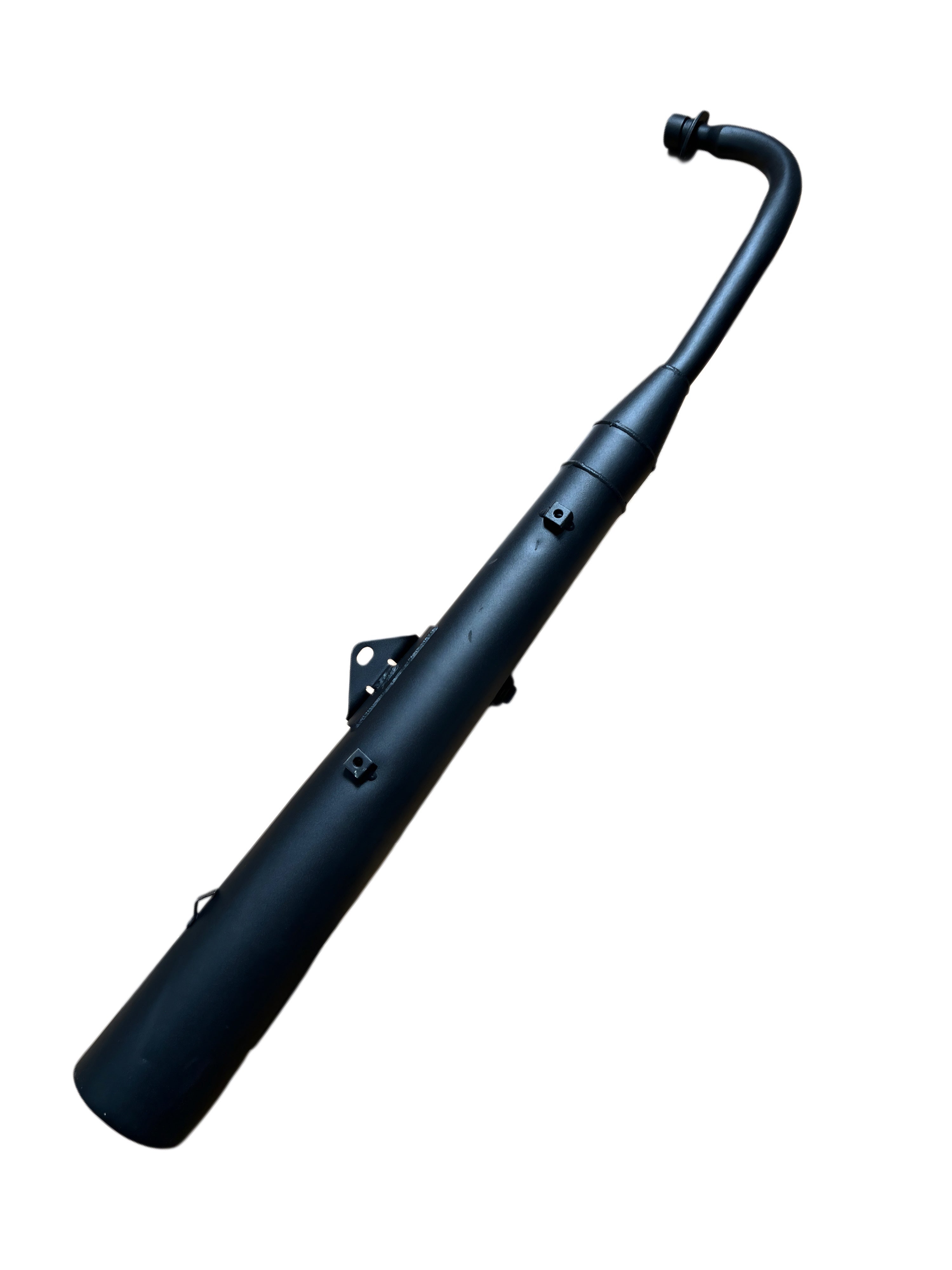 LS97 SILMAN Silencer for CD-Deluxe & HF-Deluxe (New Model) | Heavy Duty Steel Exhaust Muffler | Black Coated