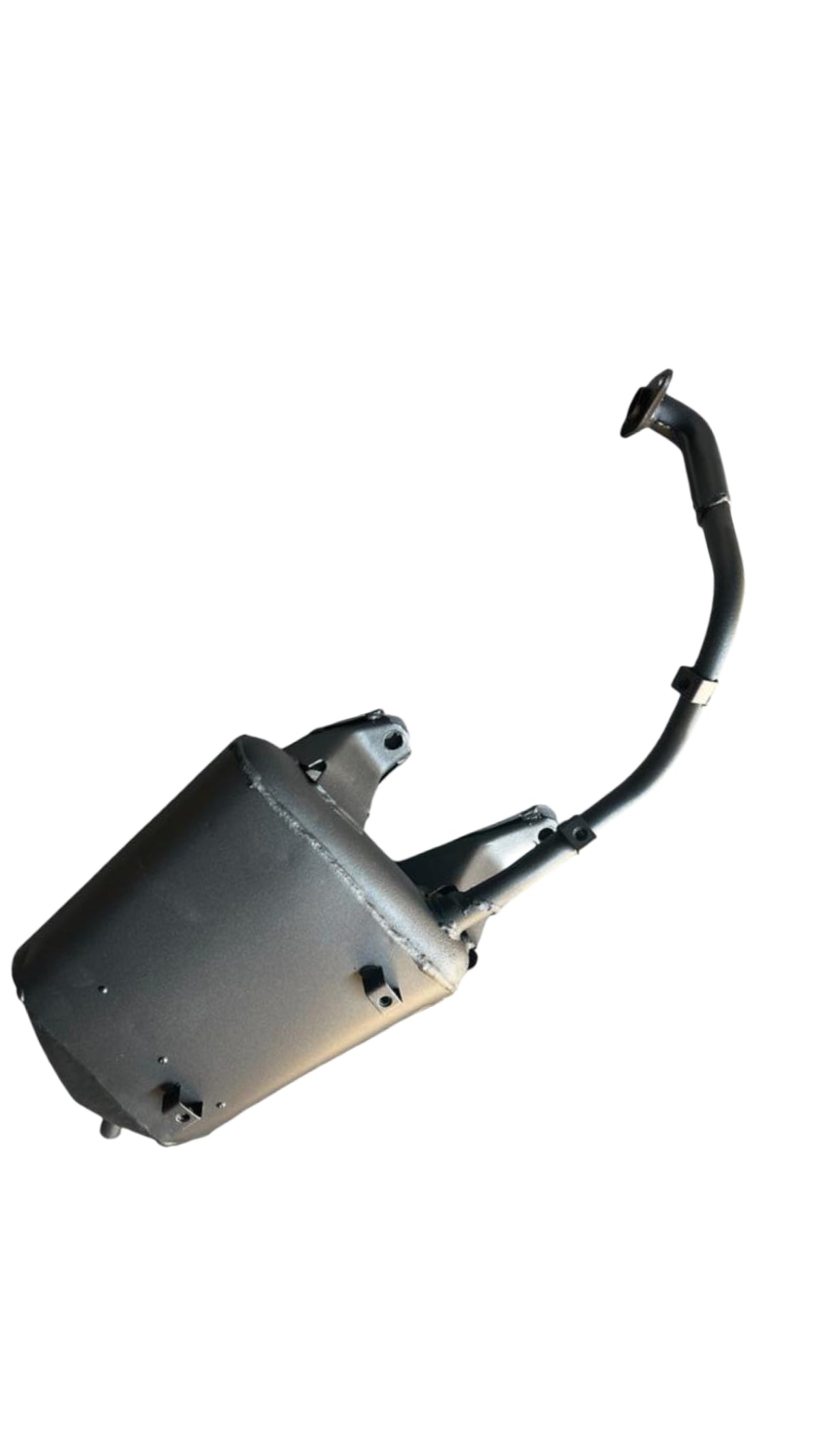 SILMAN LS141 Heavy Duty Steel Exhaust Silencer for Honda Activa 3G – Black Powder Coated, Direct Bolt-On Replacement