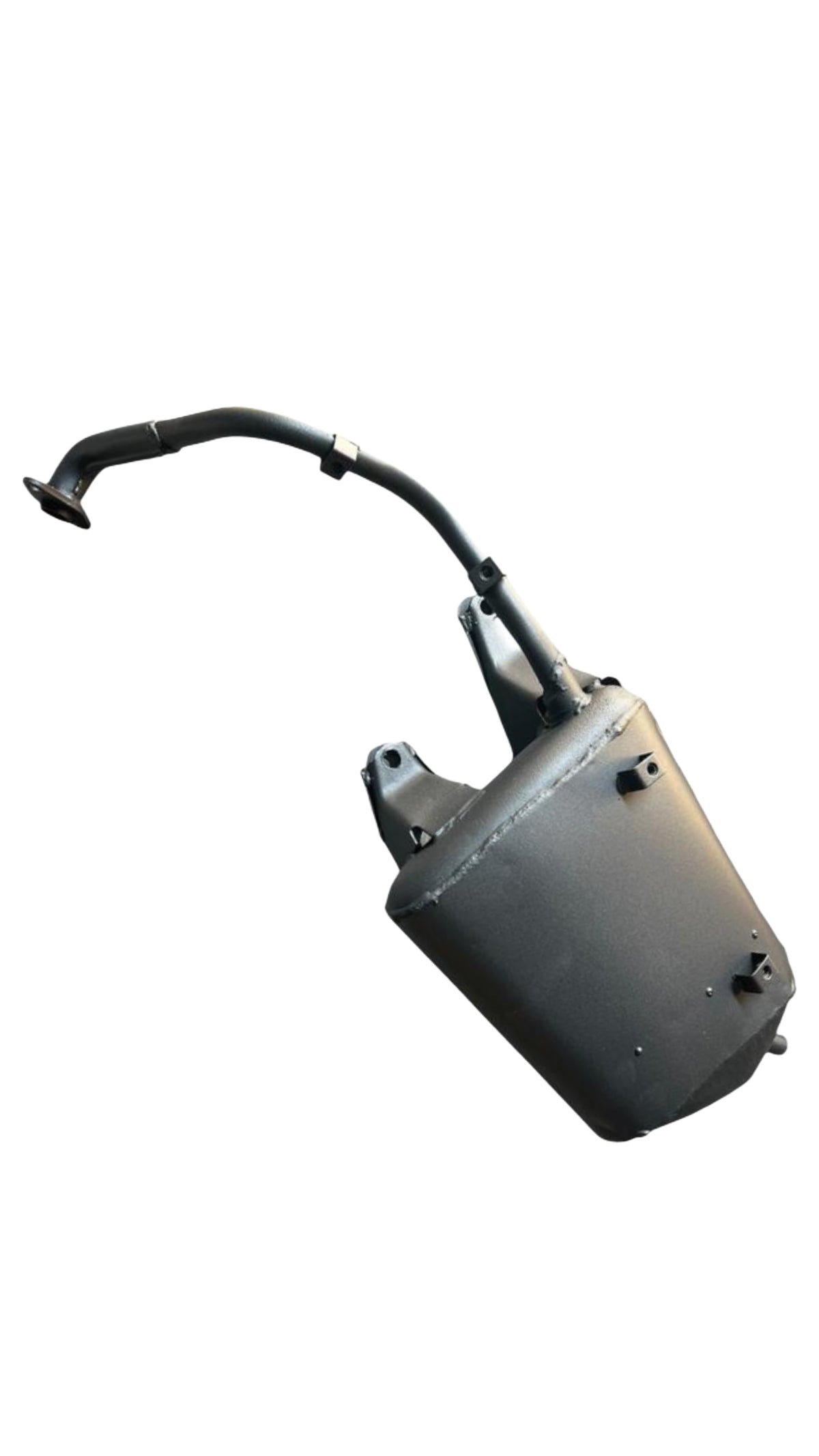 SILMAN LS141 Heavy Duty Steel Exhaust Silencer for Honda Activa 3G – Black Powder Coated, Direct Bolt-On Replacement