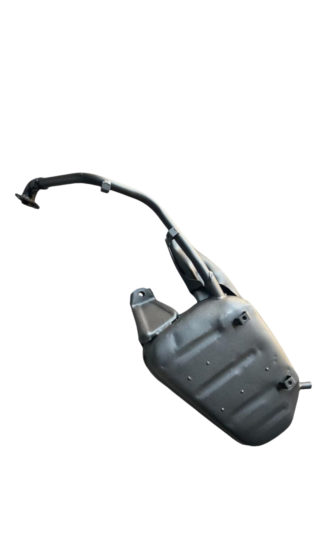 LS93 SILMAN Silencer Heavy Duty Exhaust Muffler for Activa New Model, Black Coated, Direct Replacement