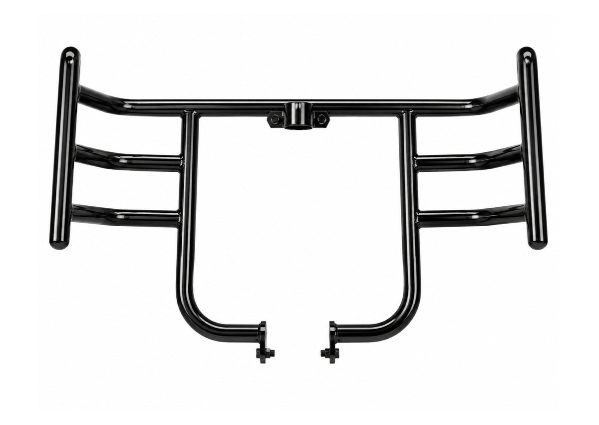 Silman LGB10 Madras Type Black Leg Guard - Royal Enfield Bullet