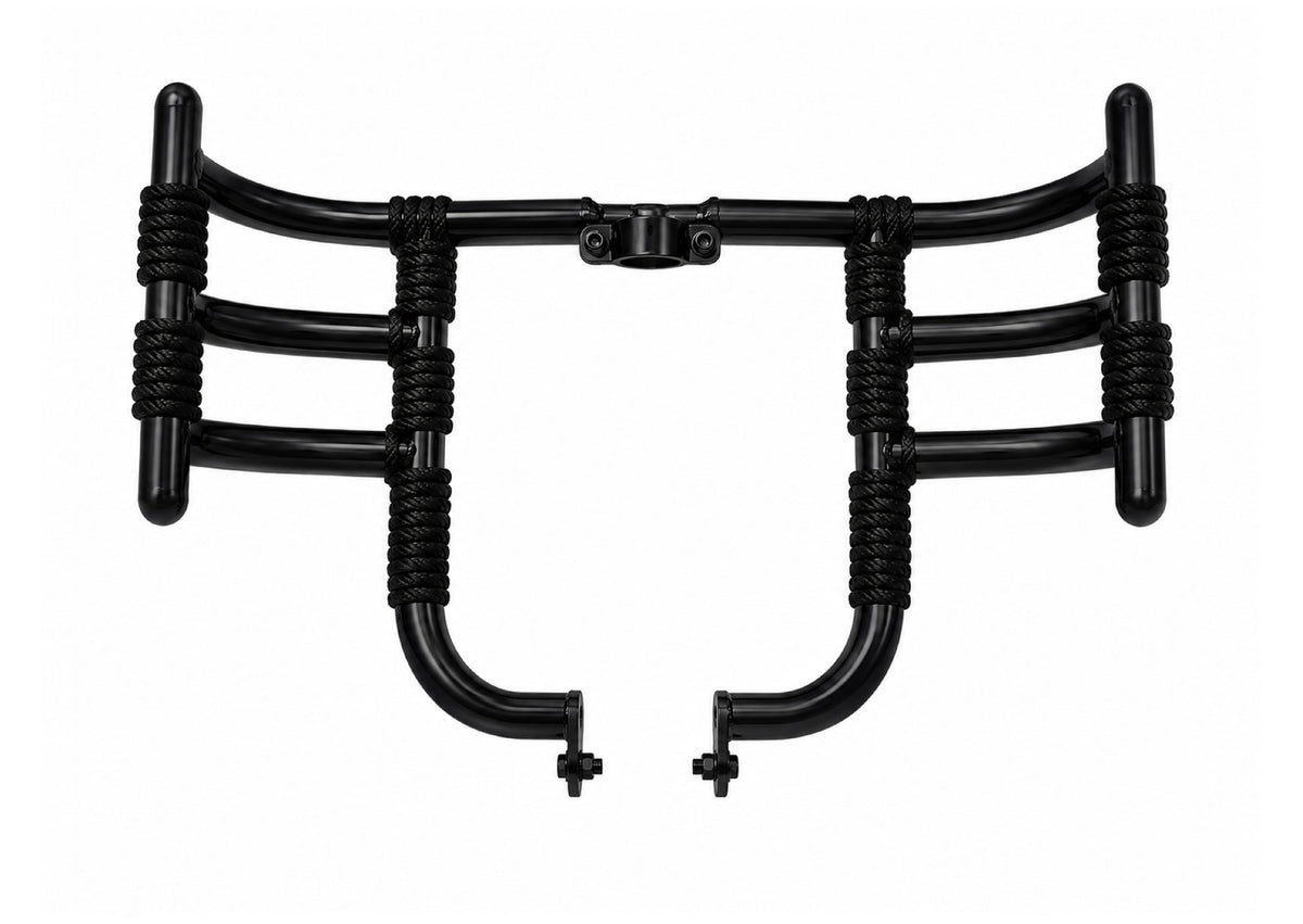 Silman LGB22-R Eight Bend With Rope Leg Guard - Royal Enfield Bullet
