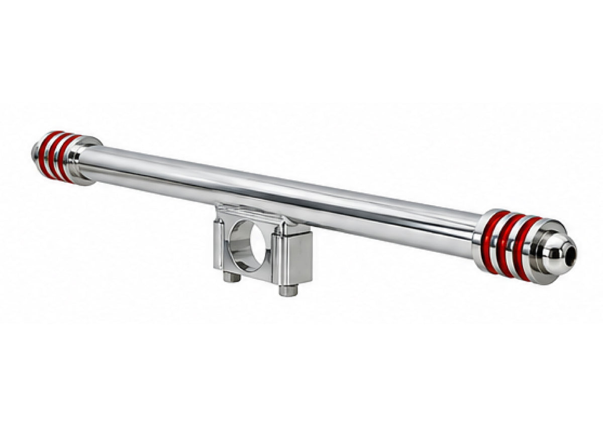Silman LGB2 Single Rod Super Chrome (1.5") Leg Guard - Royal Enfield Bullet