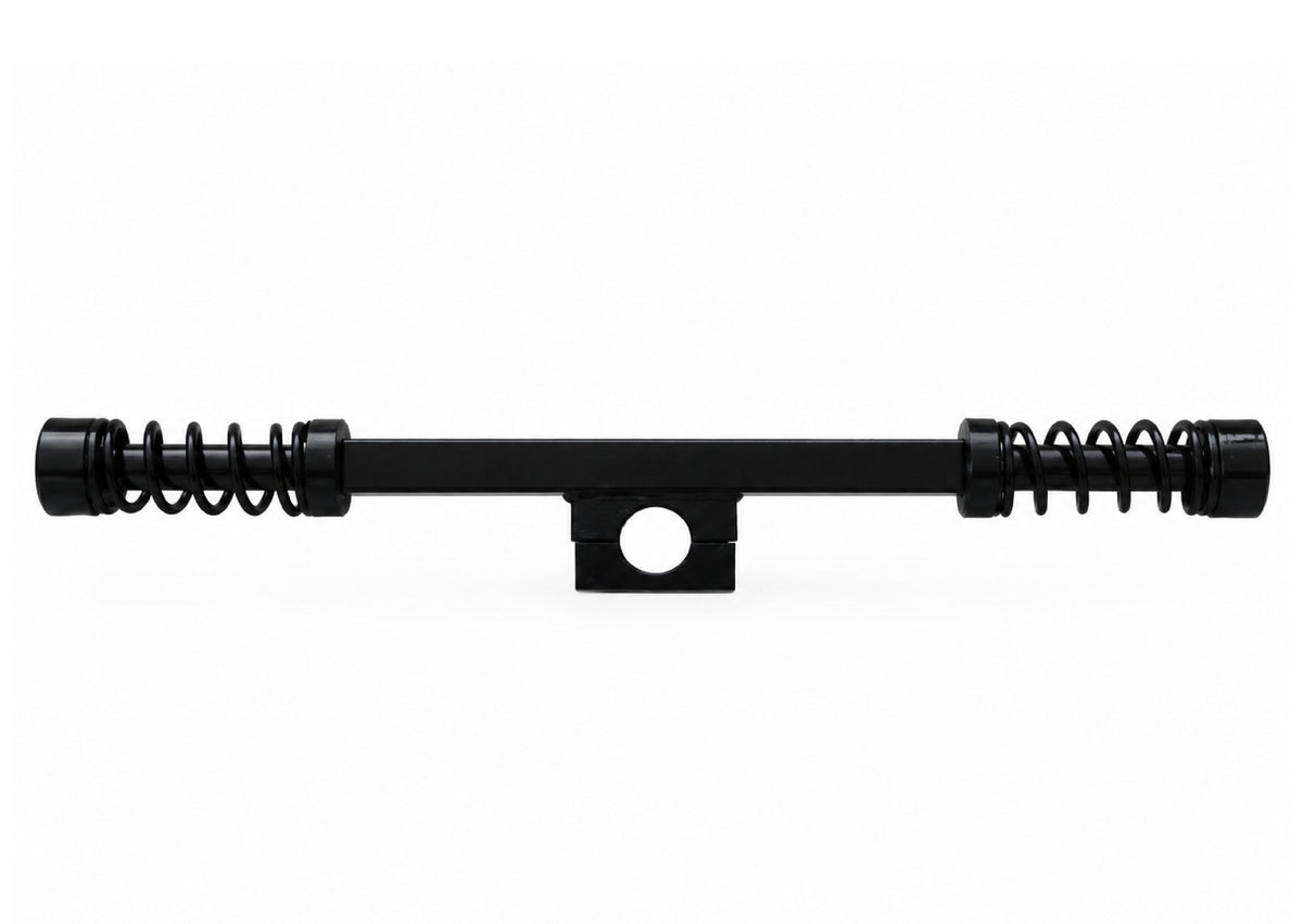 Silman LGB3 Heavy Duty Square Rod With Spring Tusker Black Leg Guard - Royal Enfield Bullet