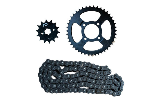 Automatiqo Chain Sprocket Kit for Bajaj Boxer 'S' | R428-112L | 14T | 42T