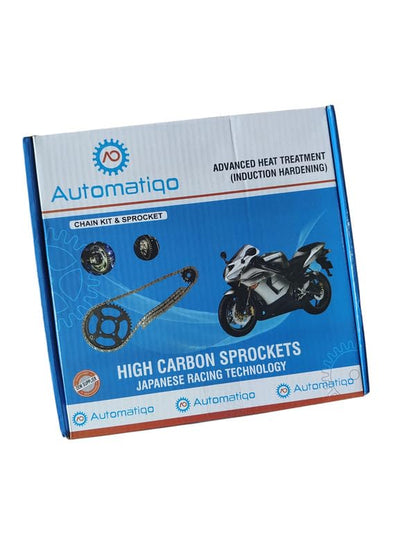 Automatiqo Chain Sprocket Kit for Bajaj Caliber 115 | R428-116L | 13T | 43T