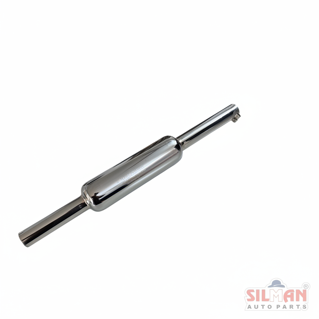 LS5-A SILMAN Long Silencer Bullet Muffler for Electra CP with Chrome Finish