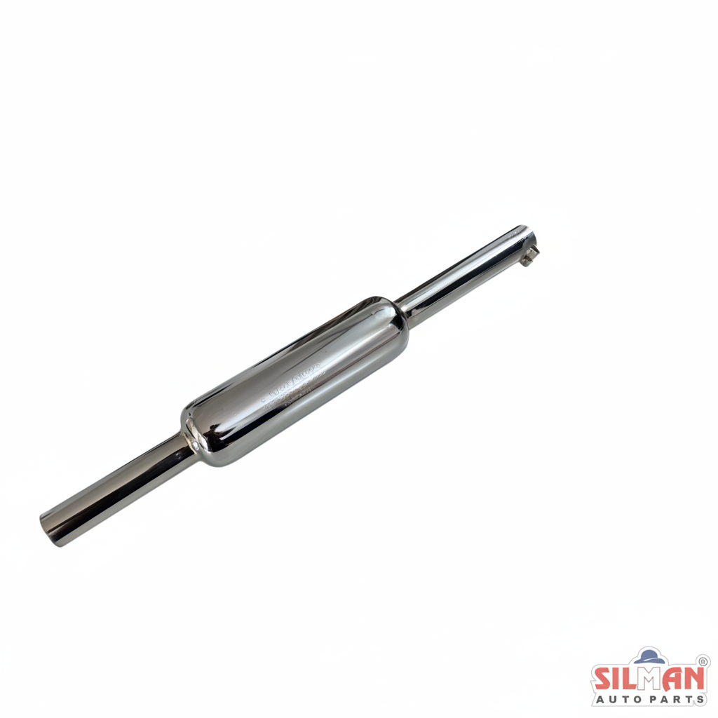 LS5-A SILMAN Long Silencer Bullet Muffler for Electra CP with Chrome Finish