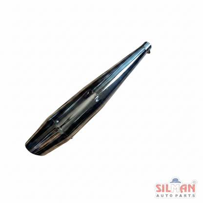 BLG9 SILMAN SILENCER DOLPHIN CHROME PLATED FOR ROYAL ENFIELD