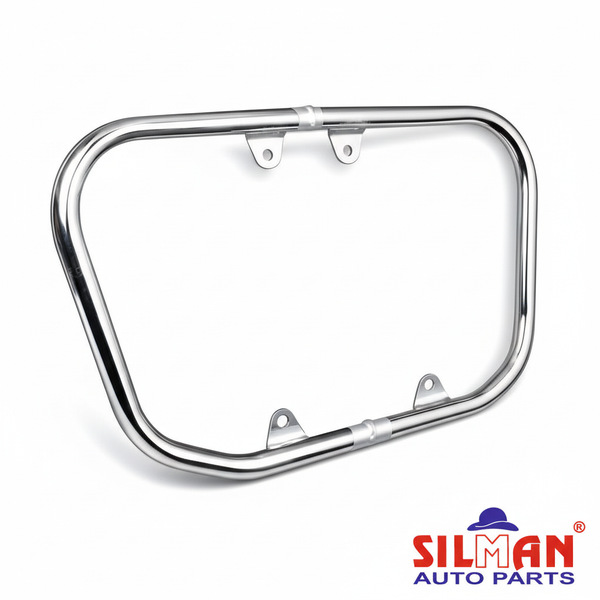 Chrome Leg Guard Hero Splendor with Silman Logo