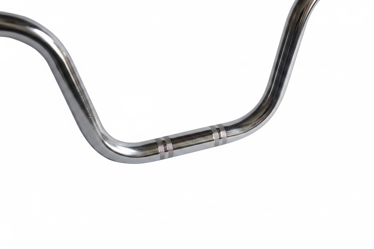 Silman Handle Bar Hero Honda LH16 - Chrome Detail
