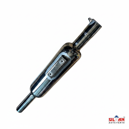 SILMAN LSM3-A Meteor Battalion Chrome Silencer - with Bracket