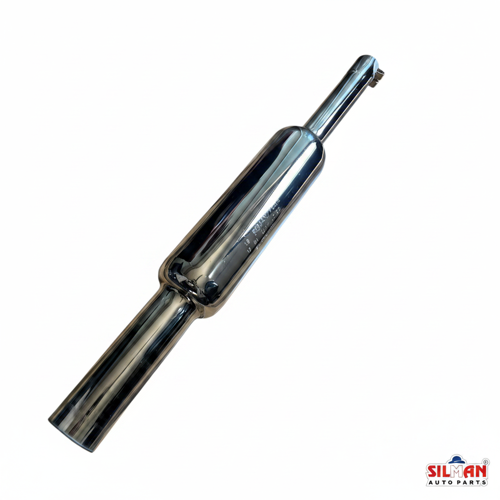 SILMAN LSA4-A UCE Long Silencer - Chrome Tapered View