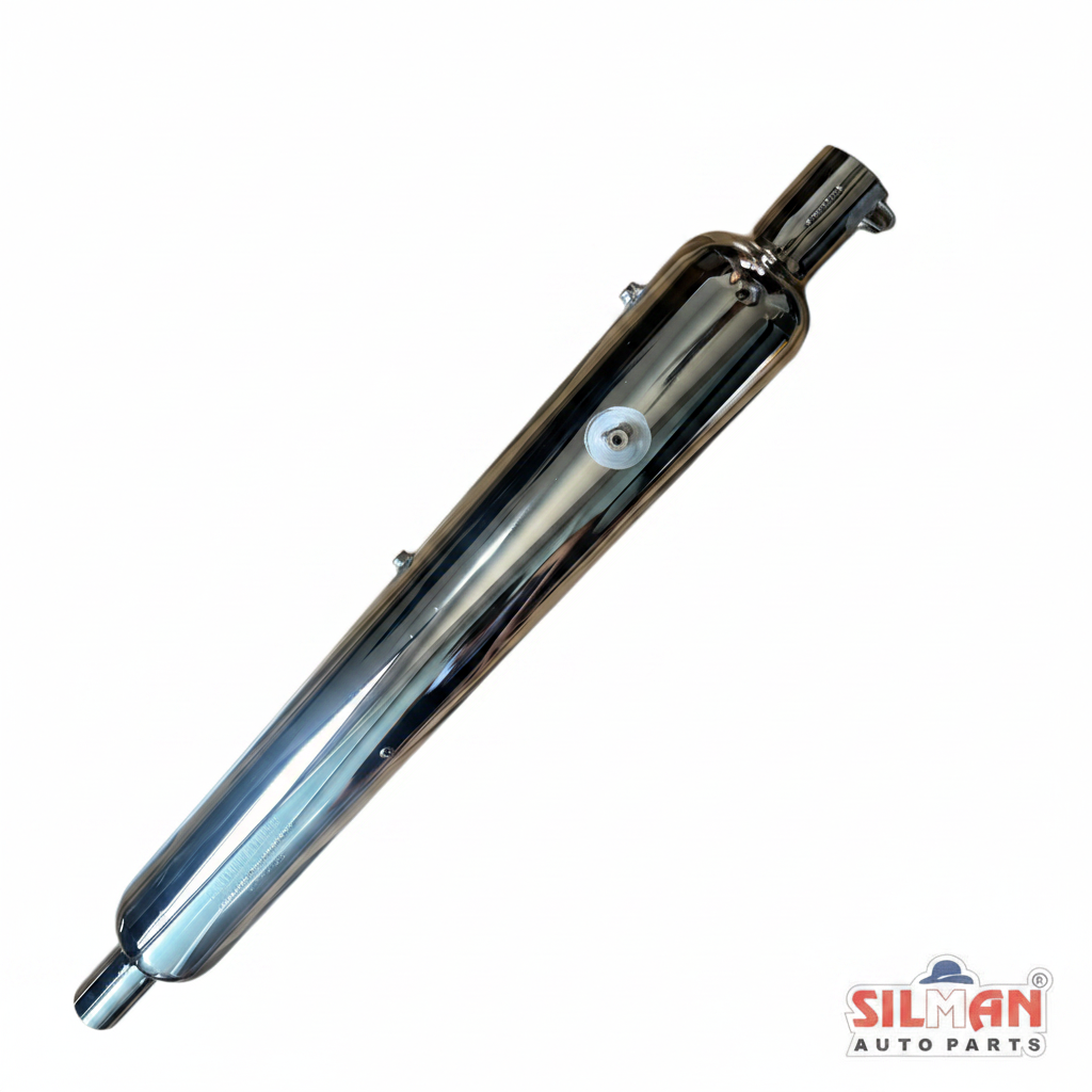 SILMAN LSJ18-A Extra Long Jalli - Chrome Tapered View