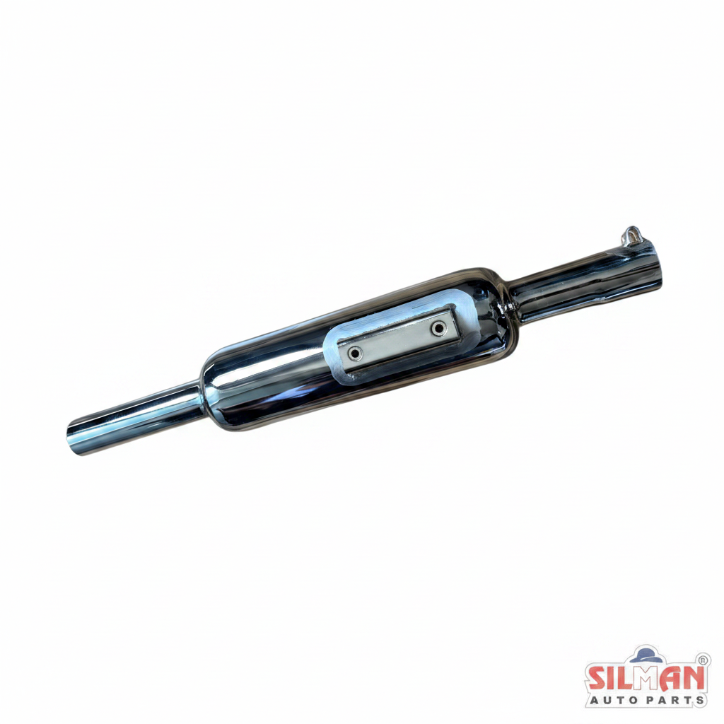 SILMAN LSM1-A Meteor Battalion Silencer - Chrome with Bracket