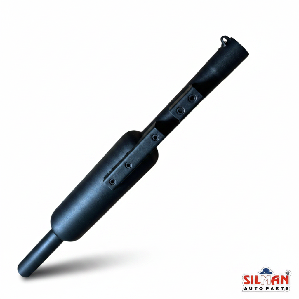 SILMAN LSA3-B UCE Long Silencer - Black Muffler with Heat Shield