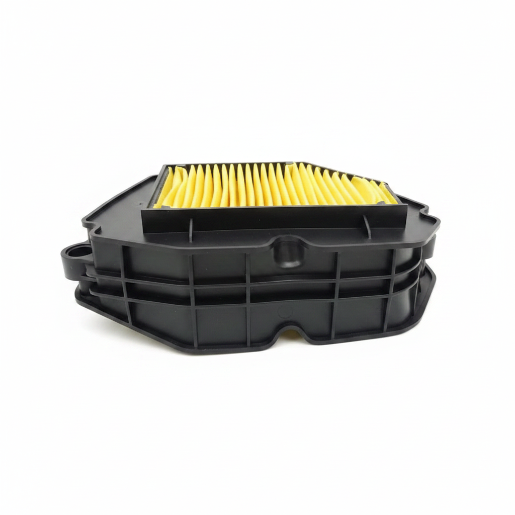 TVS XL-100 Air Filter - Bottom Back View