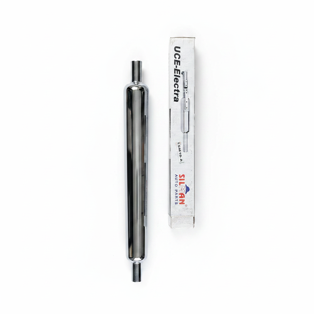 SILMAN LSM18-A UCE Ex-Long Silencer - Chrome Top View