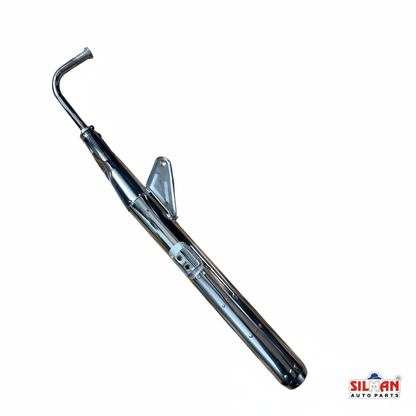 SILMAN LS91-C RX-100 Style Chrome Silencer - Full Body View