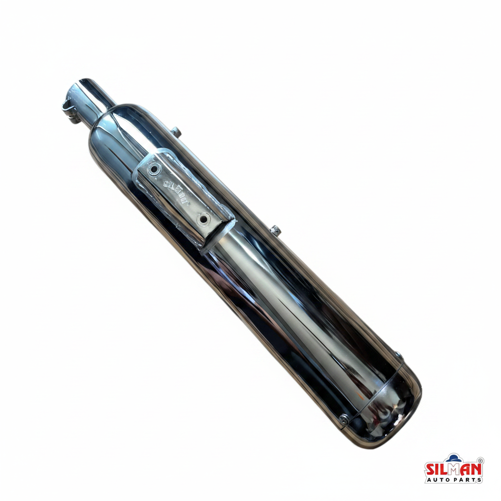SILMAN BMG32 Meteor Reborn Chrome Silencer - Inlet View