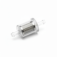 Hero In-Line Plastic Petrol Filter - Side View