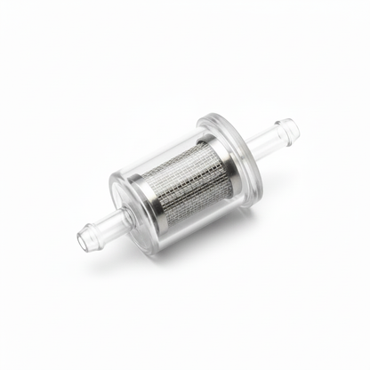 Hero In-Line Plastic Petrol Filter - Top View