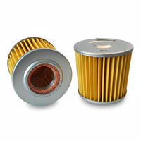 Honda Activa Cylindrical Air Filter - Bottom Mesh View