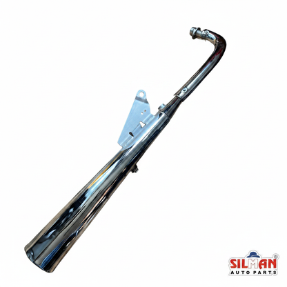 SILMAN LS144 Splendor H/H Glasswool Chrome Silencer - Side View 1