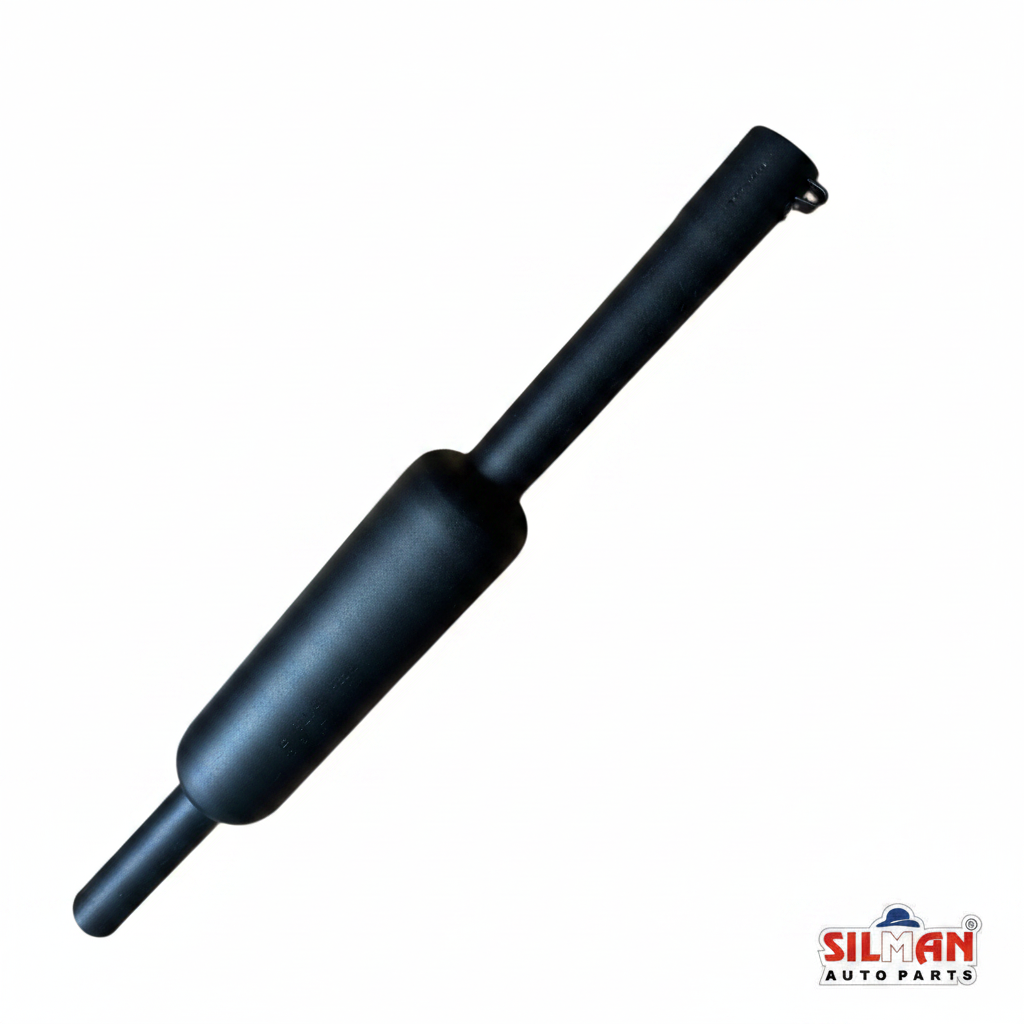 SILMAN LSA3-B UCE Long Silencer - Black Muffler Full View