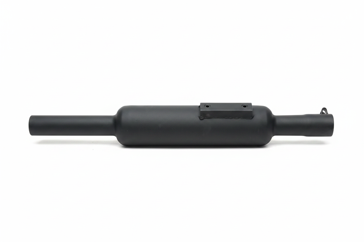 SILMAN LSM3-B Meteor Battalion Black Silencer - Front View
