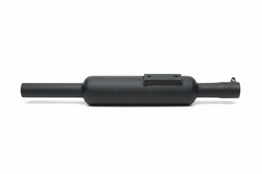 SILMAN LSM3-B Meteor Battalion Black Silencer - Front View