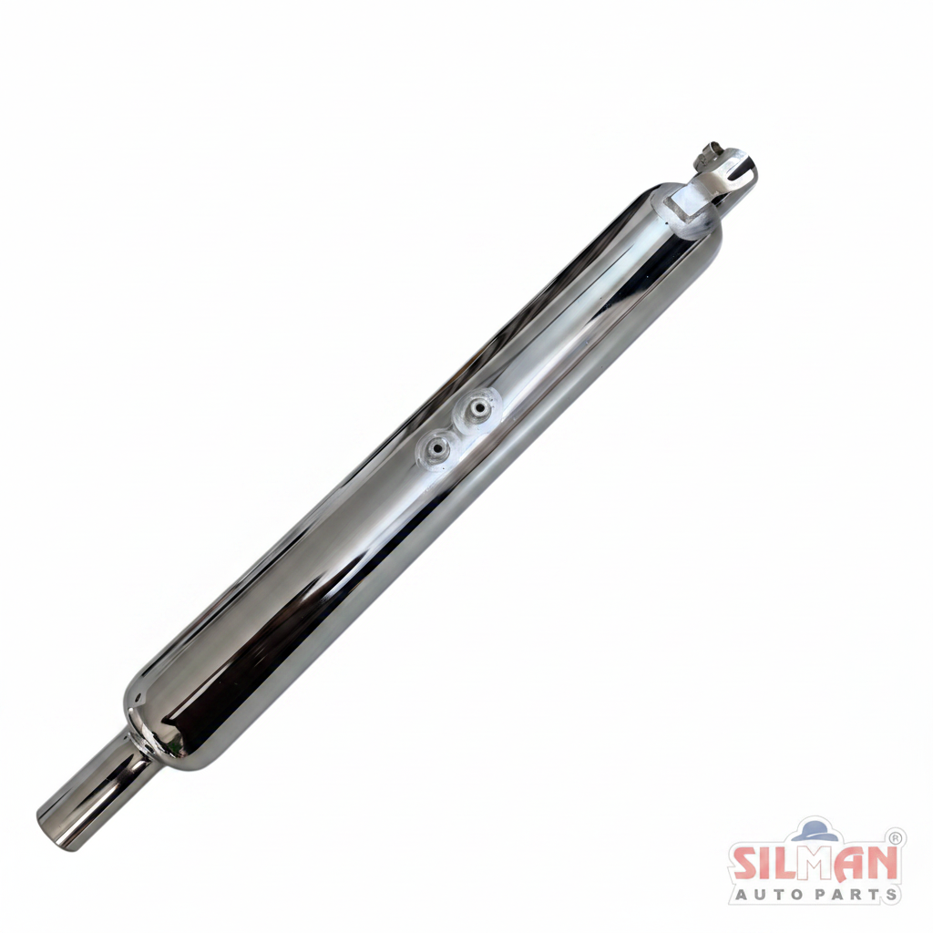 LS10-A Bullet Silencer – Ex-Long Heavy Sound (4” Pipe) Chrome Plated | Premium Exhaust for Classic, Electra, Standard Models