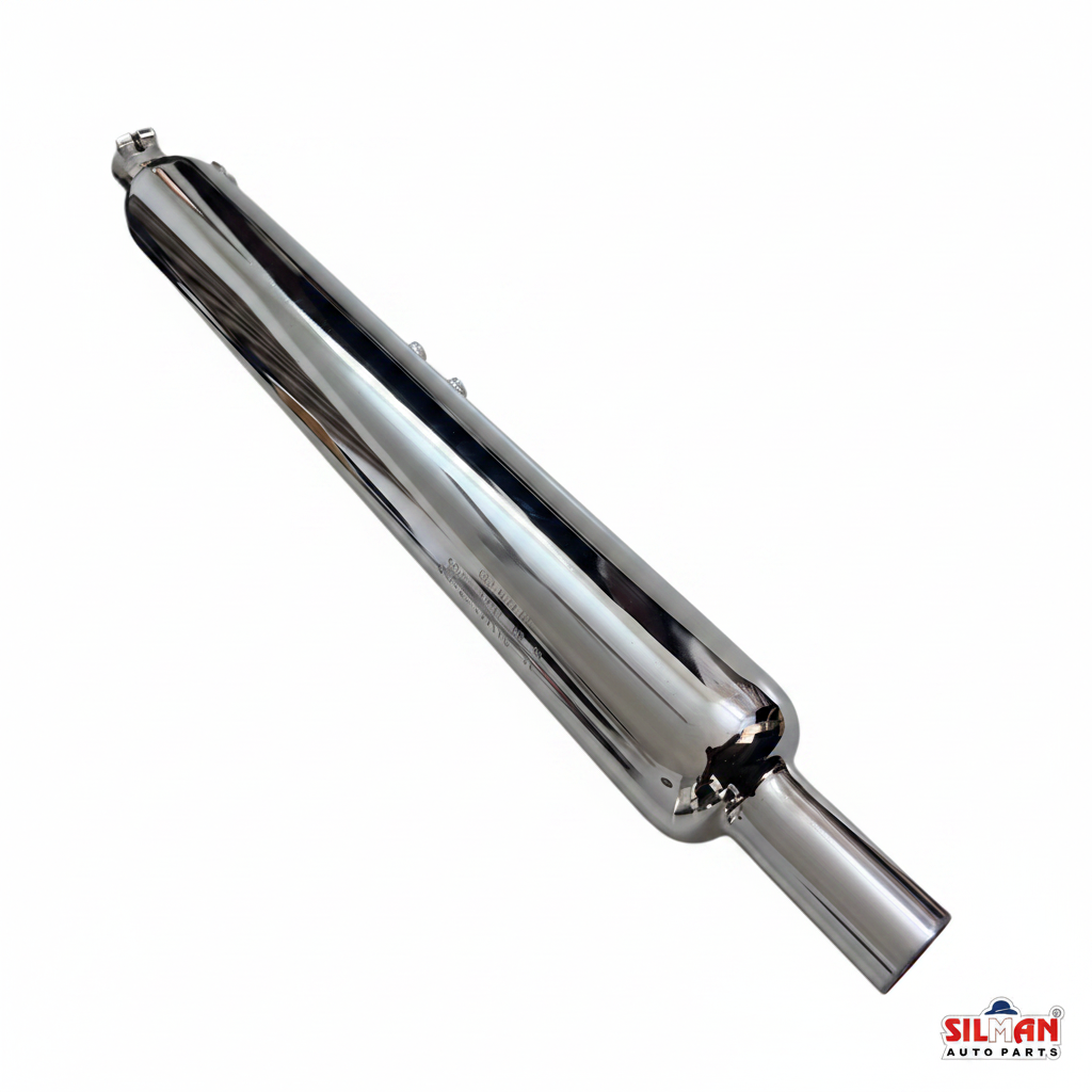 LS10-A Bullet Silencer – Ex-Long Heavy Sound (4” Pipe) Chrome Plated | Premium Exhaust for Classic, Electra, Standard Models