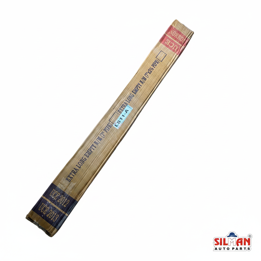 LS11-A Silman Bullet Bike Silencer Extra Long Heavy Sound Exhaust Chrome Plated (7"x2.25")