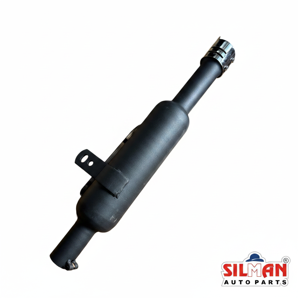 LSA40 SILMAN Classic Bullet Silencer Black Long Design, Universal Fit for Classic 350 Bikes