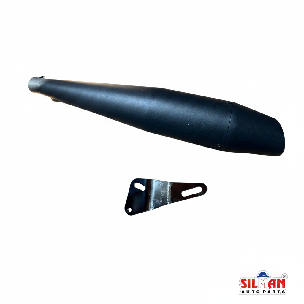 BLG10 SILMAN Bambukat Dolphin Long Glass Wool Bullet Silencer Muffler Black