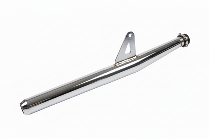 Silman Silencer for RX 100 Chrome Finish Heavy Duty Metal Muffler for Motorcycles