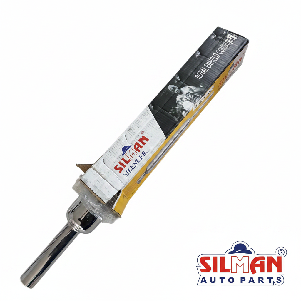 LS1-A Short Silencer Bullet Chrome Plated Muffler