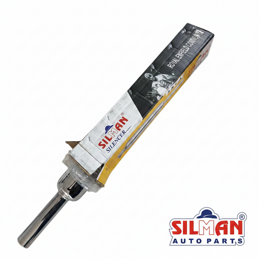 LS1-A Short Silencer Bullet Chrome Plated Muffler