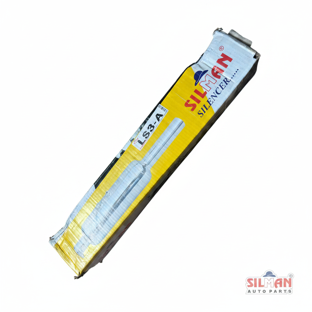 LS3-A SILMAN Short Silencer Heavy Sound CP for Bullet Chrome Plated Steel Muffler for Motorcycle