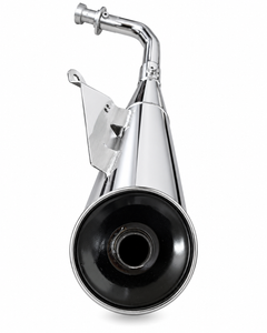 SILMAN LS129 | Splendor Old Model Chrome BS6 (Pit-Pit) Silencer