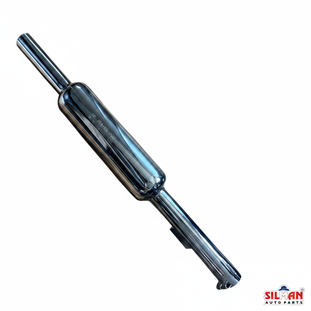 LSA1-A SILMAN Bullet Electra UCE Long Silencer – Chrome Finish Exhaust for Bullet (Heavy Duty, Stylish Sound) (CHROME FINISH)